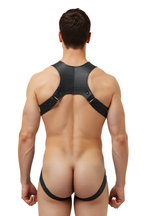 Joyglove PU Leather Power Harness - A Fusion of Edge and Comfor