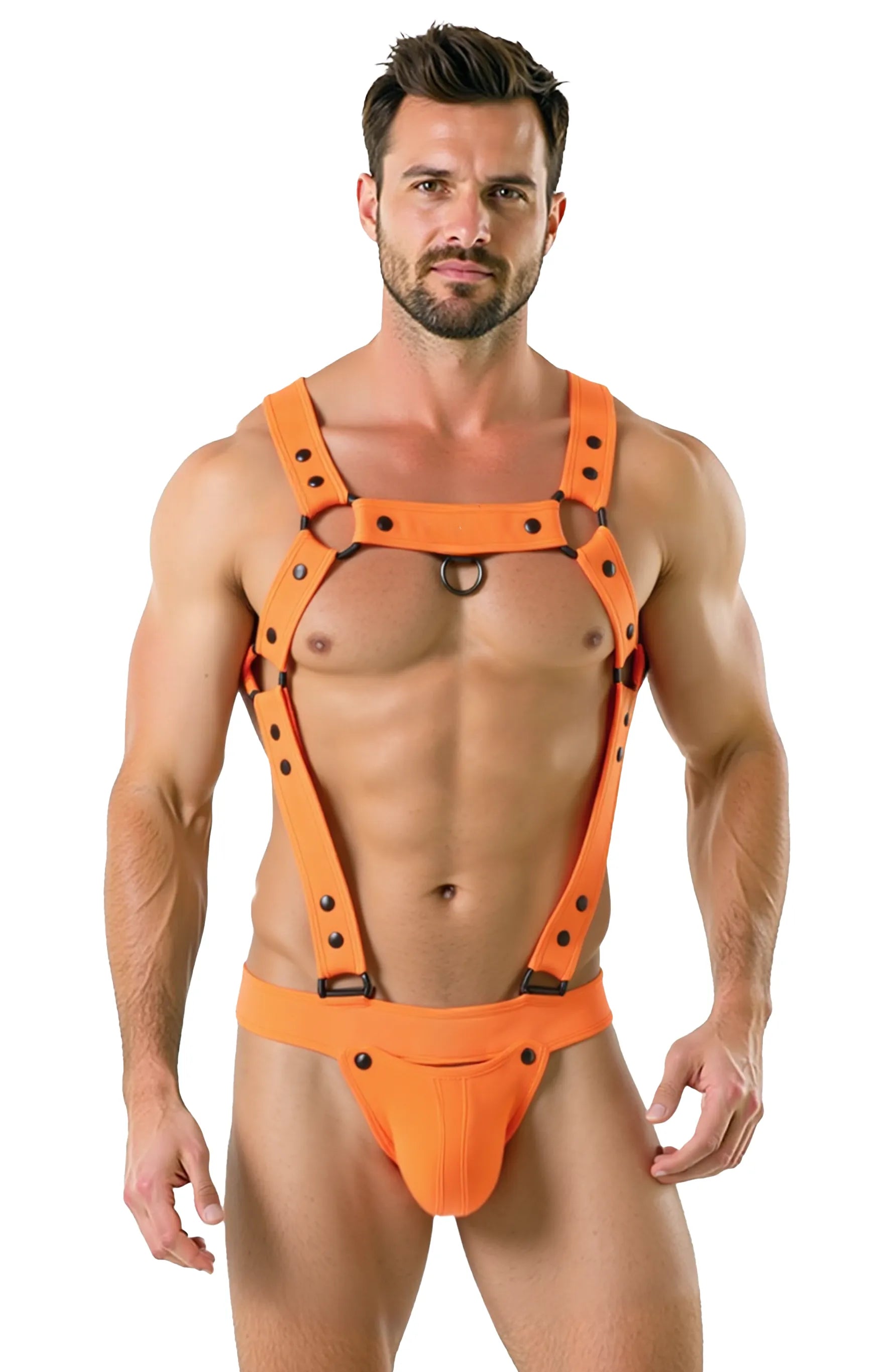 Joyglove Men's Orange Harness – Bold & Stylish Design