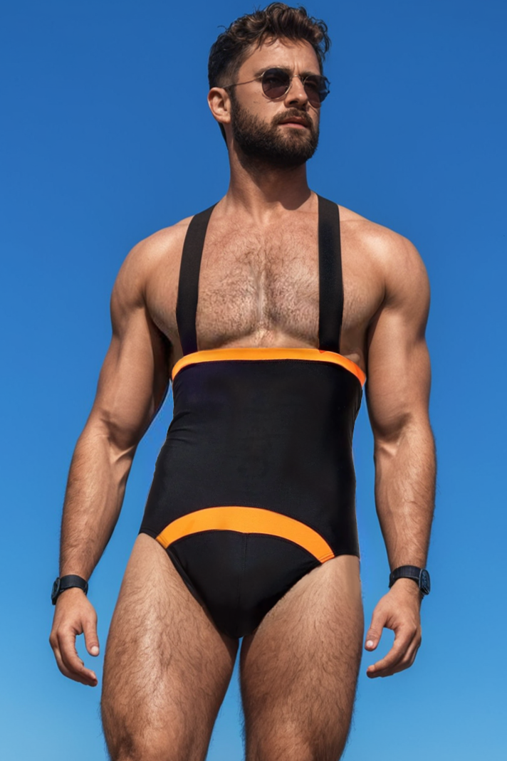 Joyglove Men's Bold Contrast Bodysuit