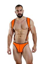 Joyglove Men's Blue Strap Jock Harness Set