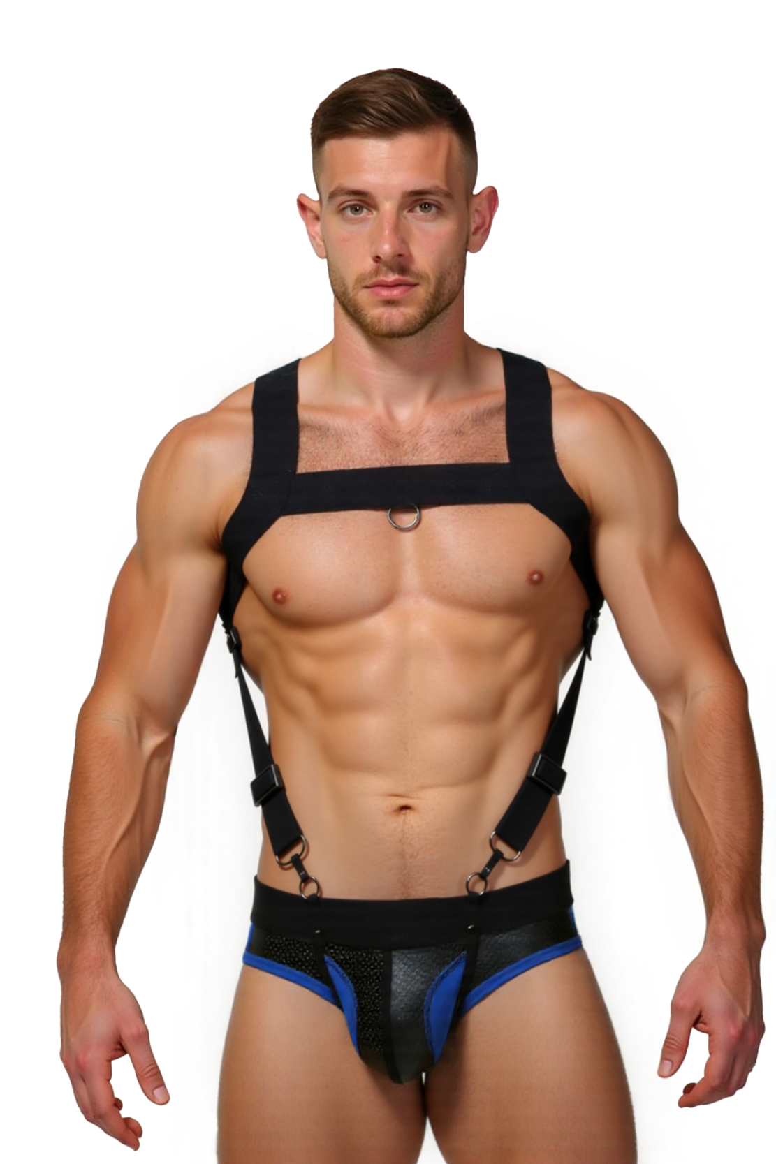 Joyglove Adjustable Strap Harness & Mesh Briefs Set