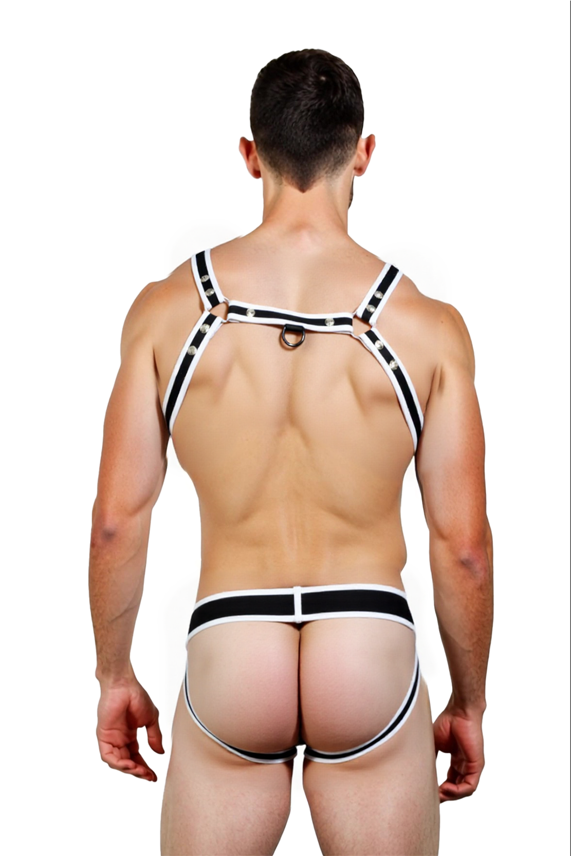 Joyglove Neon Passion Harness Jockstrap Set – Vibrant Pink & Yellow Edition
