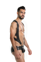 Joyglove Men's PU Leather Bondage Gear