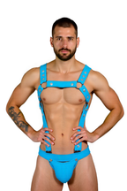 Joyglove Blue and Pink Strappy Body Harness