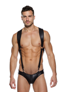 Joyglove PU Leather Adjustable Harness with Thong Back