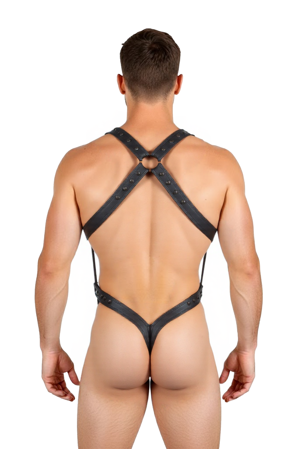 Joyglove PU Leather Fetish Harness – Bold and Edgy Men’s Bodywear