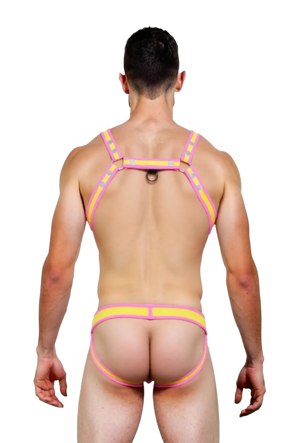 Joyglove Street Heat Harness Jockstrap Set – Black & Yellow Edge Edition