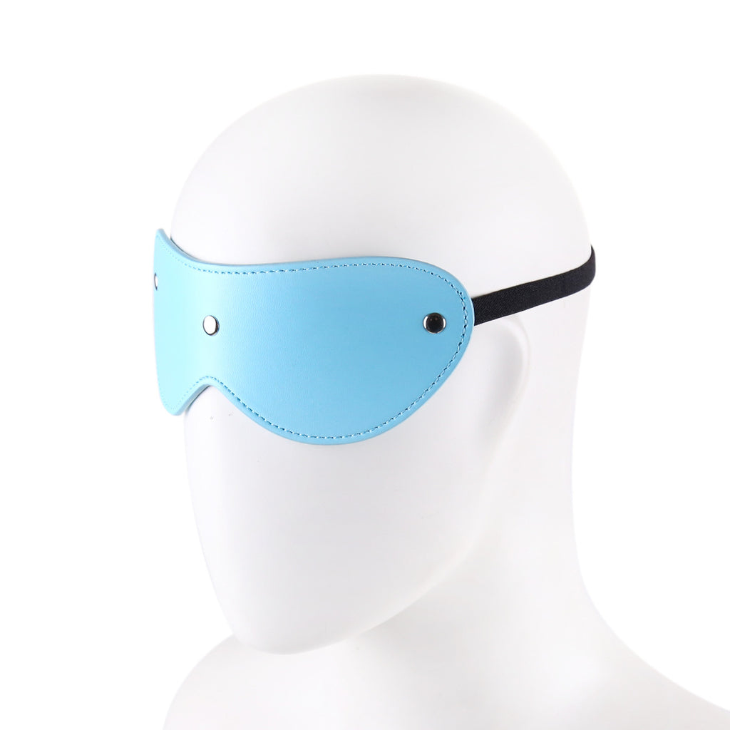 Black Leather Eye Mask