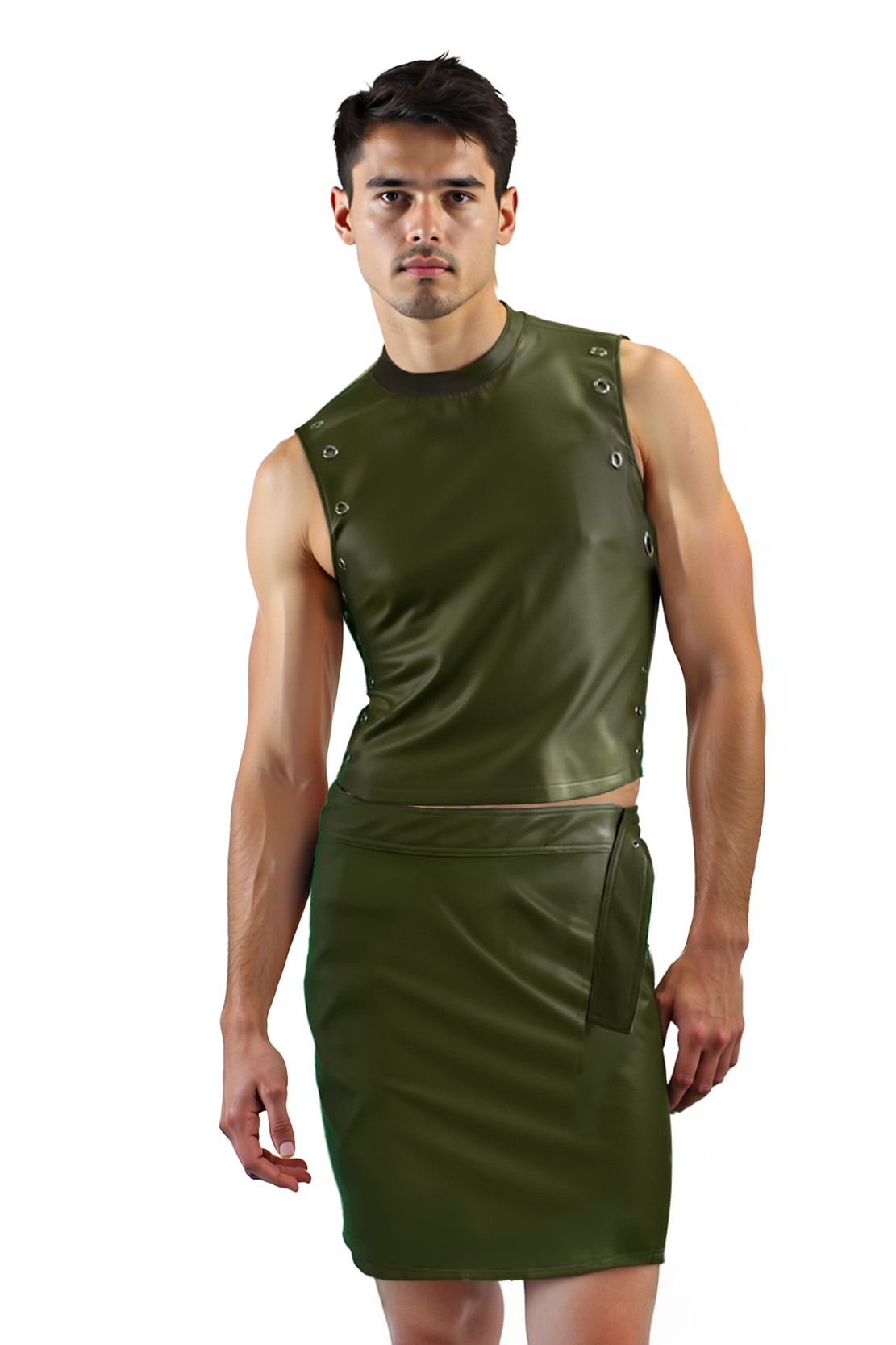 Faux Leather Party Set