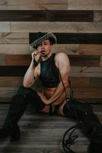 Matte Vinyl Zip Up Chaps