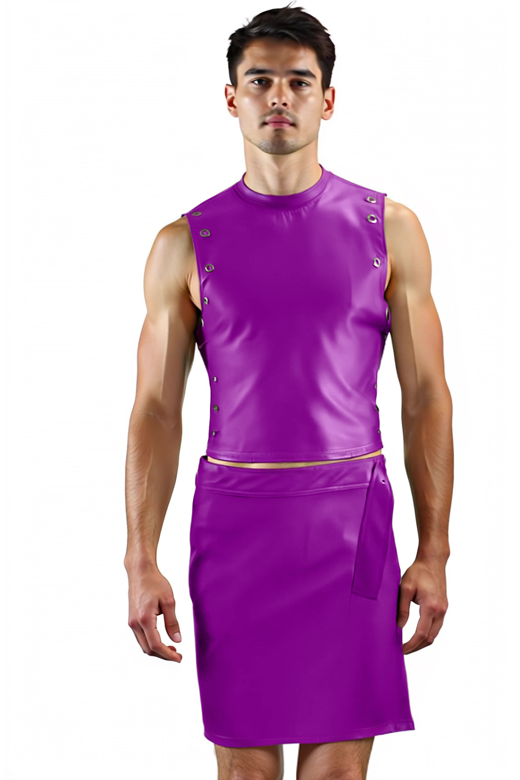 Faux Leather Party Set