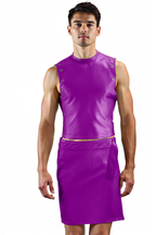Faux Leather Party Set