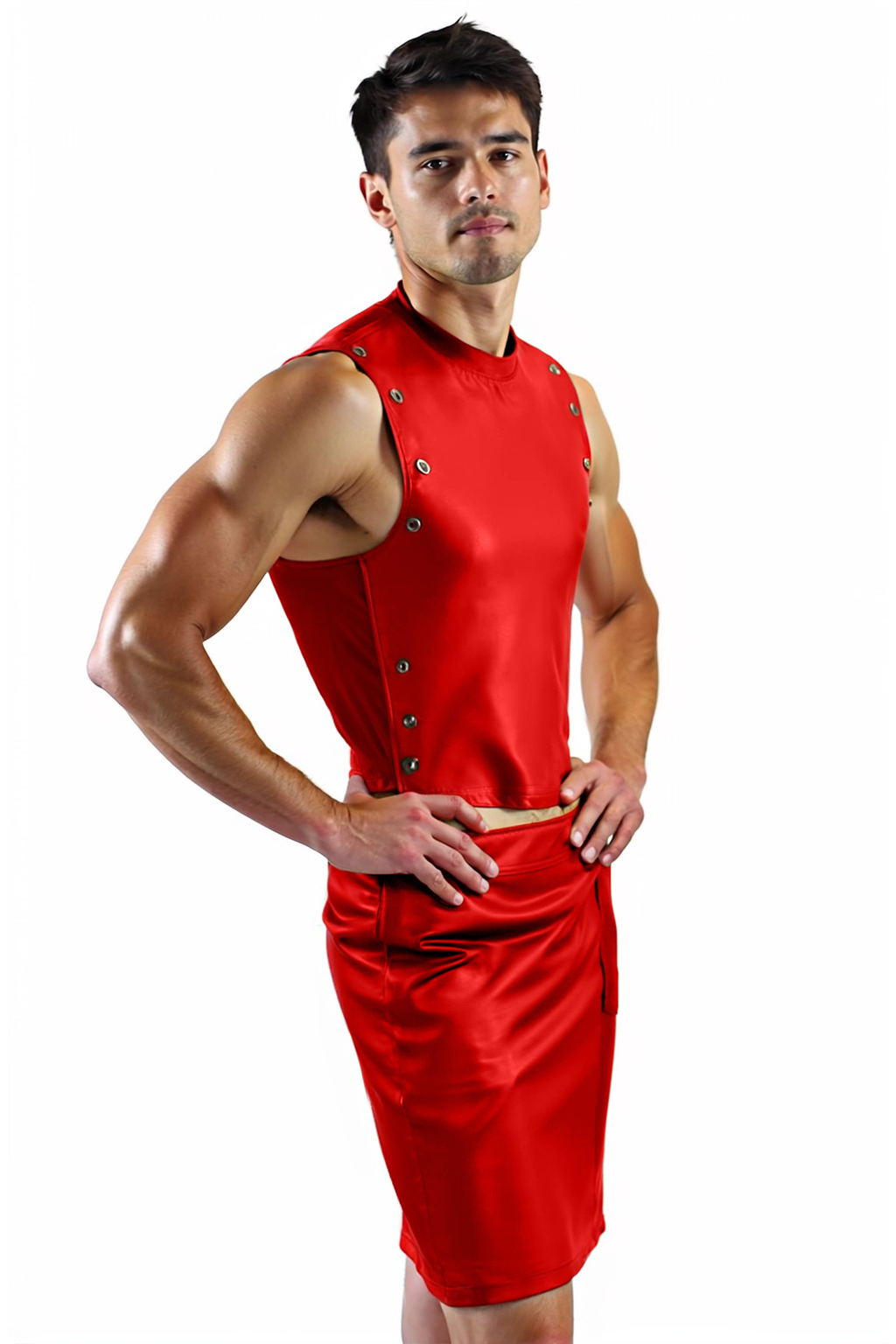 Faux Leather Party Set