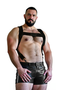 Joyglove Luxury Double-Processed Leather Harness Shorts