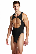 O-Ring Cut Out Thong Bodysuit – Bold and Sleek