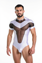 BODYSUIT ZEUS BLANCO METÁLICO