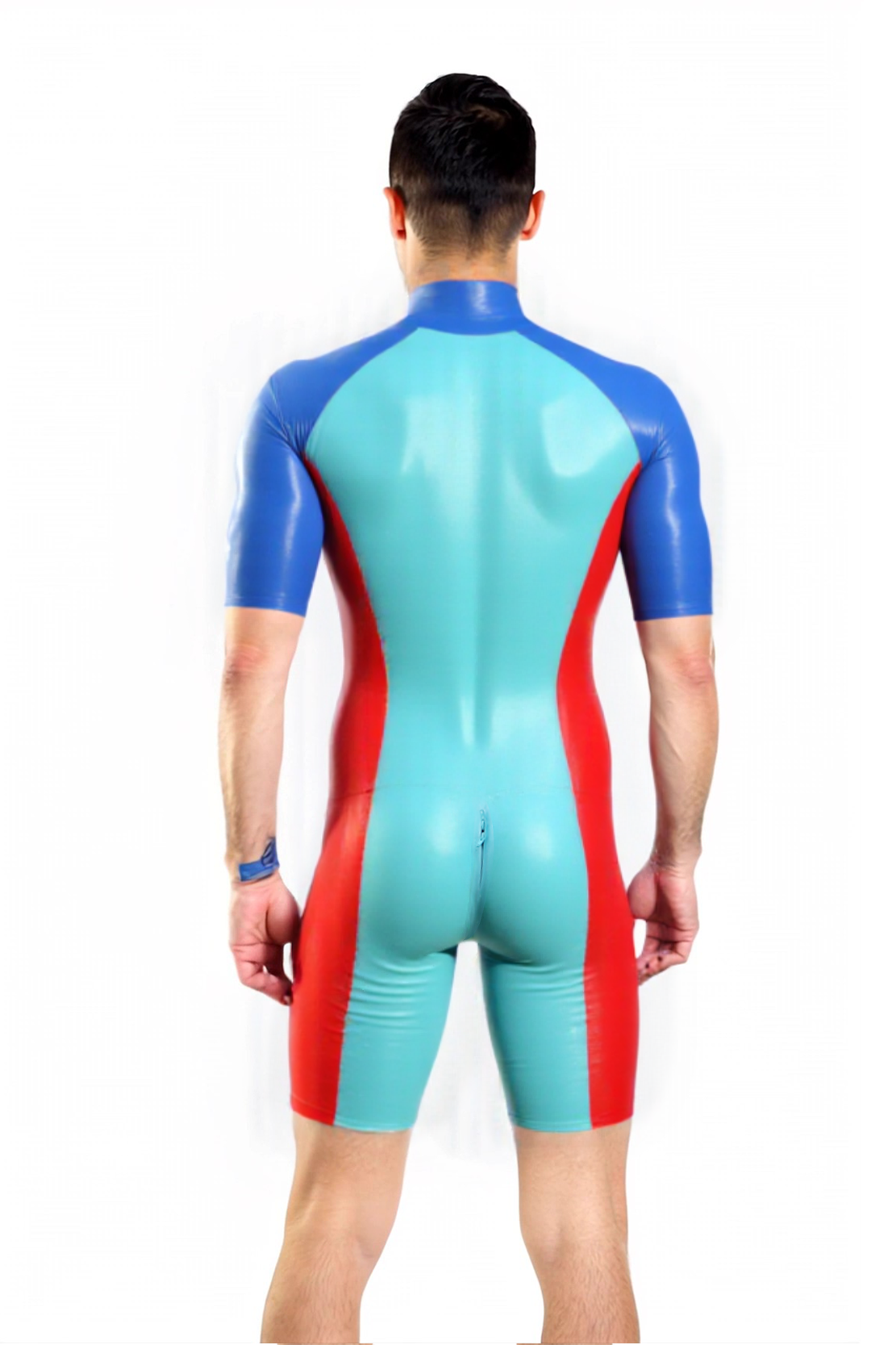 Joyglove Triple-Tone PU Leather Bodysuit