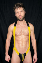 Joyglove Strappy Body Harness - Yellow and Black
