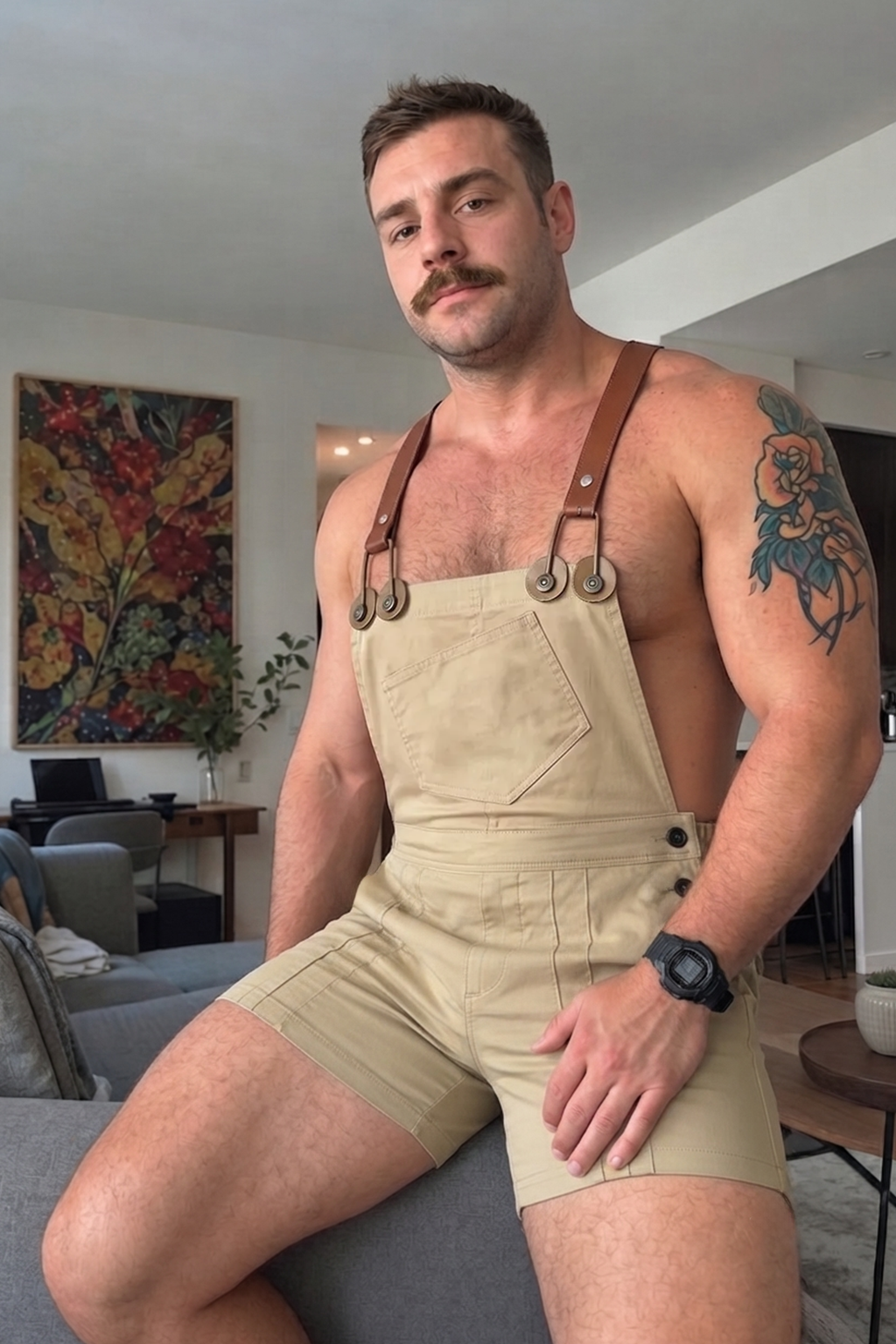 Joyglove Men’s Suspender Jumpsuit