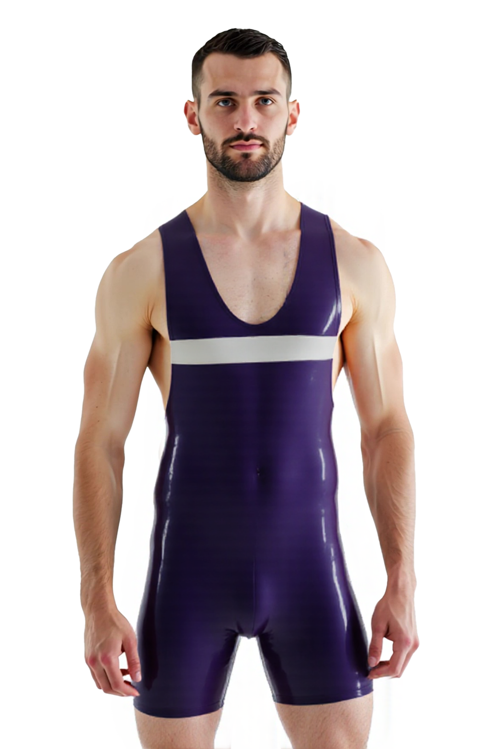 Joyglove Form-Fitting PU Bodysuit