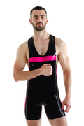 Joyglove Men's PU Leather Singlet