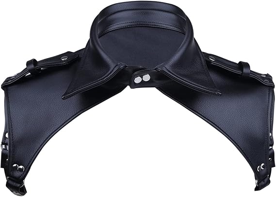 Men's Steampunk Pu Leather Shoulder Armor Harness