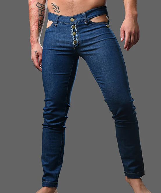 Retro Castro Stretch Skinny Jeans – Bold & Fearless Style