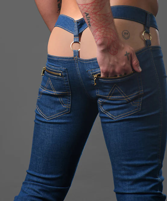 Retro Castro Stretch Skinny Jeans – Bold & Fearless Style