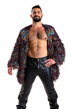 Men’s Rainbow Disk Sequin Jacket	