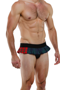 Joyglove Double-Tone Plaid Mini Skirt Thong – Rule-Breaking, Eye-Catching