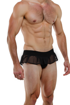Joyglove Sheer Black Skirt Thong – Seduction in Every See-Through Detail