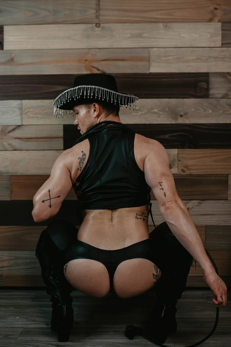 Matte Vinyl Zip Up Chaps