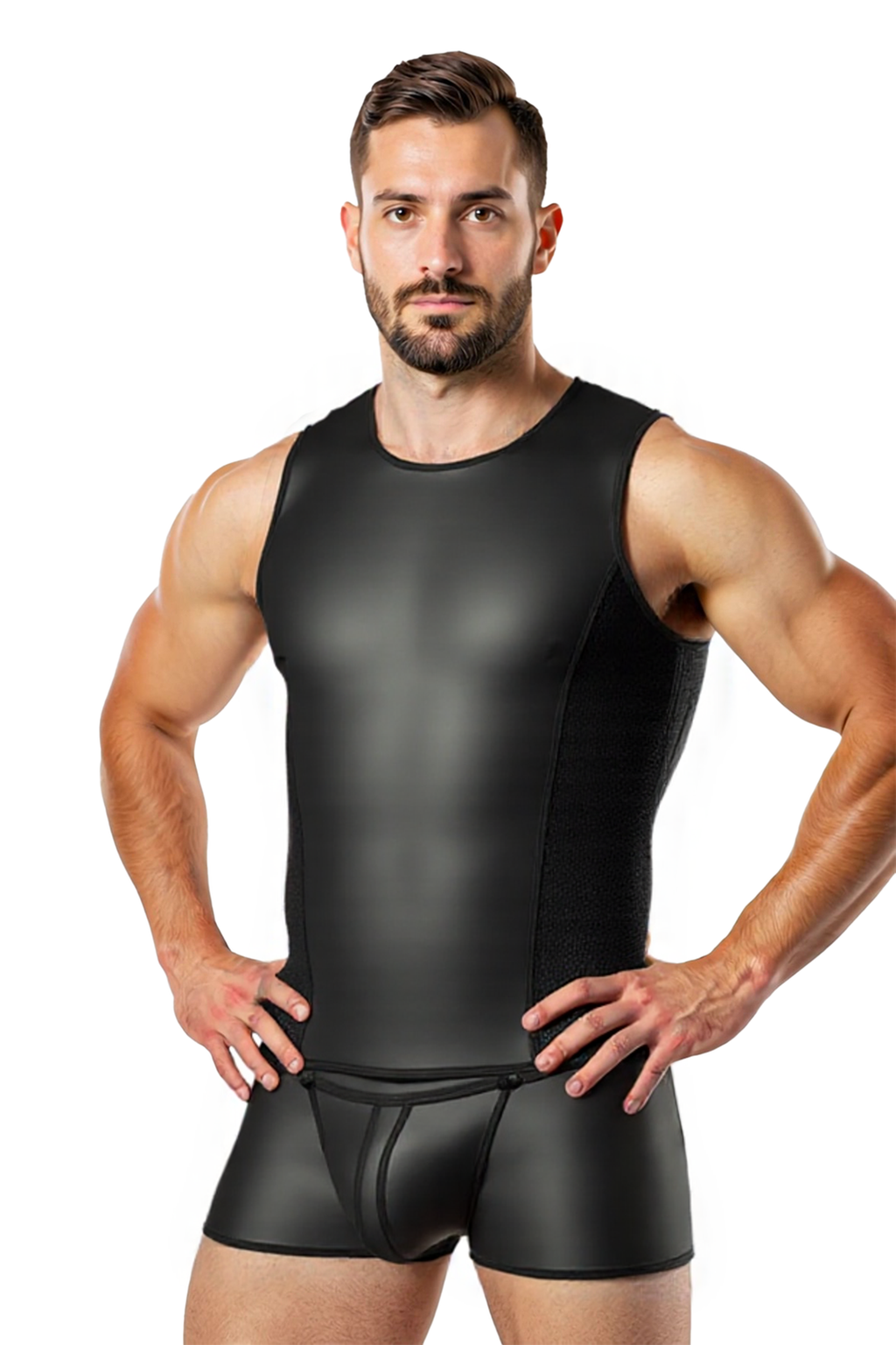 Joyglove Men’s Two-Piece Set – Sleeveless Tank Top and Shorts in Multiple Colors (Red/Blue/Black)