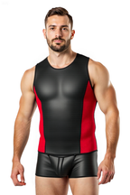 Joyglove Men’s Two-Piece Set – Sleeveless Tank Top and Shorts in Multiple Colors (Red/Blue/Black)