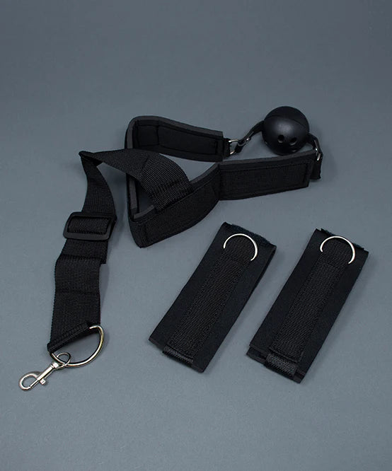 Joyglove Ball Gag w/ Attached Wrist or Bicep Restraints