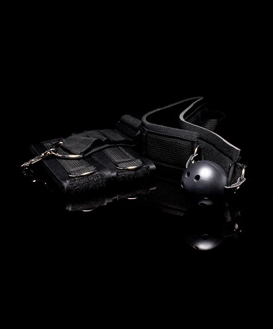 Joyglove Ball Gag w/ Attached Wrist or Bicep Restraints