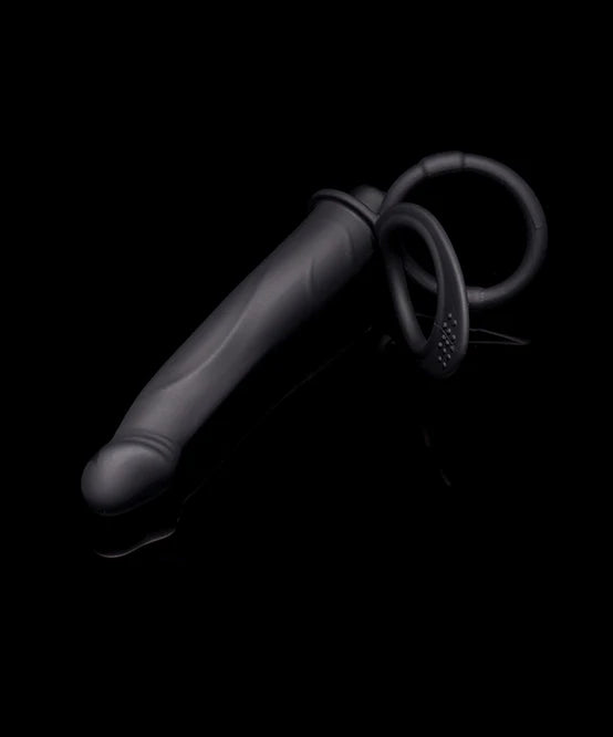 Joyglove DP Vibrator & Cock Ring w/ 10-Speed Vibrating Bullet