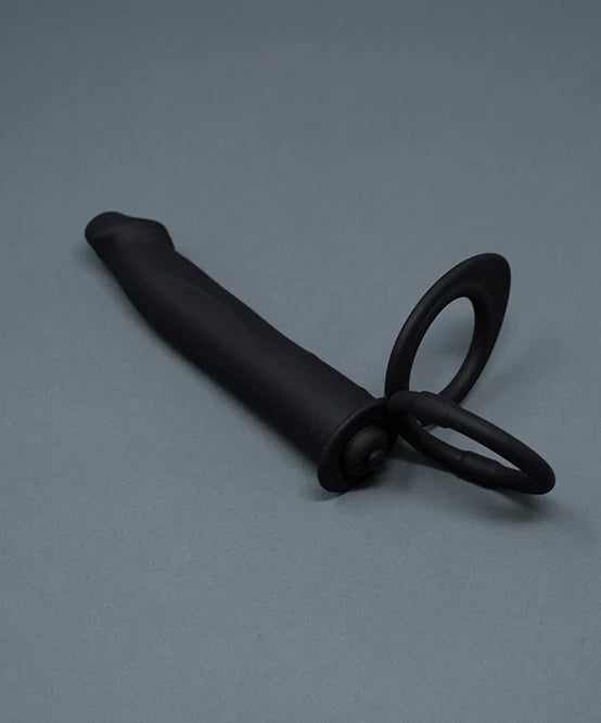 Joyglove DP Vibrator & Cock Ring w/ 10-Speed Vibrating Bullet