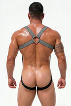 Joy-lgbt Houndstooth Strap High-Cut Thong Set