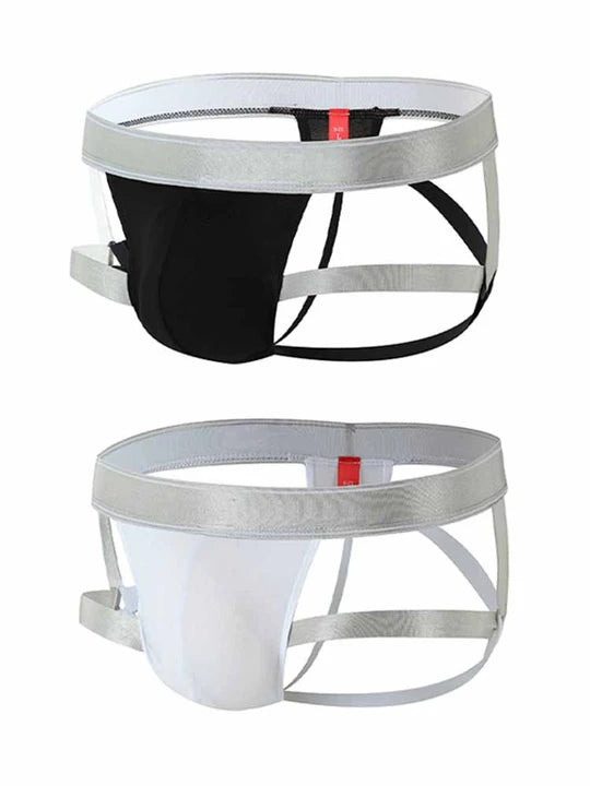 Men's Multi-Strap Solid Color Jockstrap