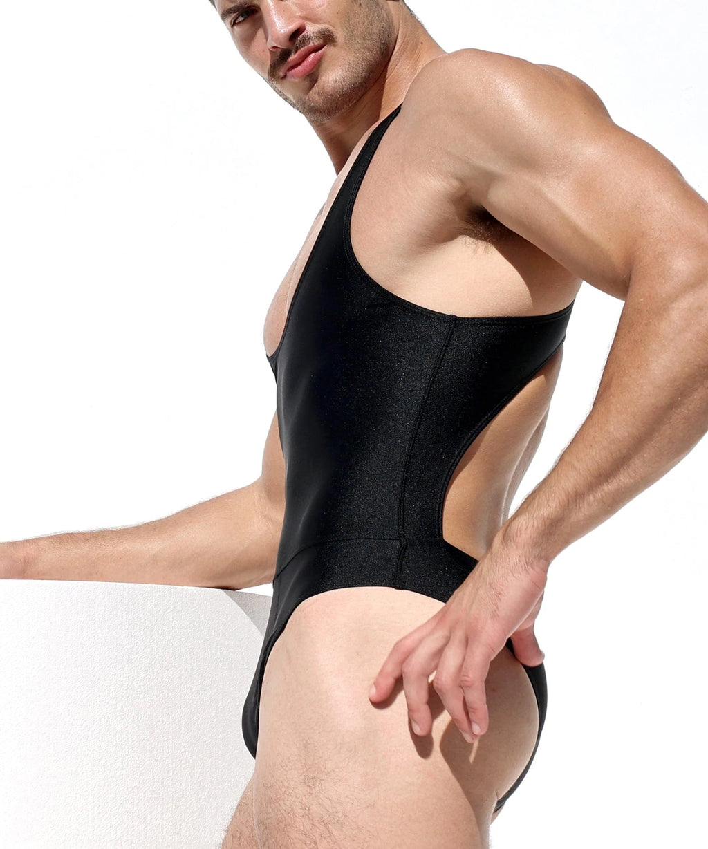 High-end skin-friendly bodysuit, purple, black, blue