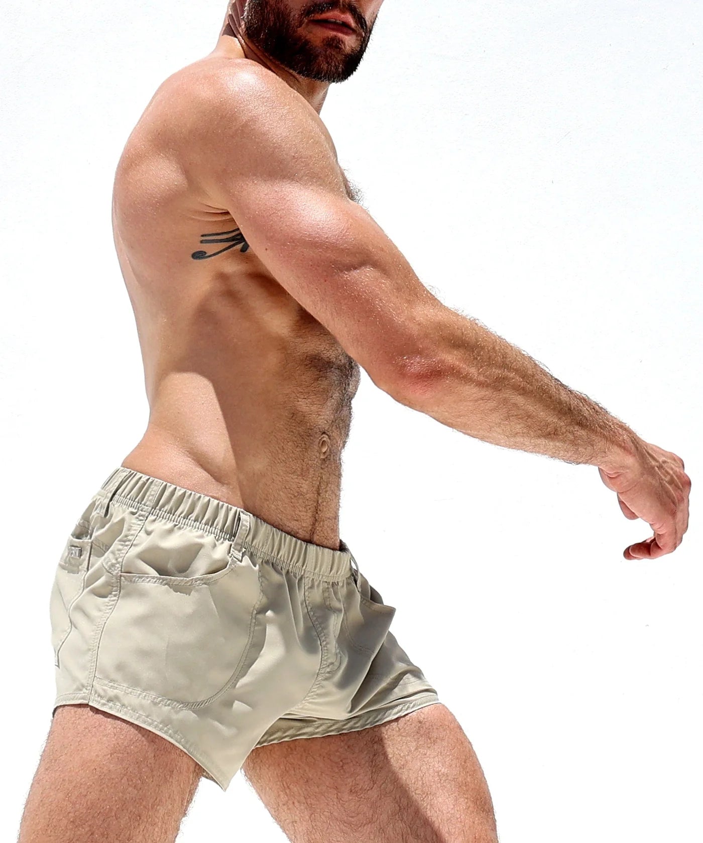 Joyglove Beige Performance Shorts - Light and Stylish