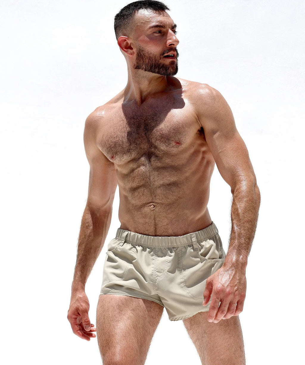 Joyglove Beige Performance Shorts - Light and Stylish
