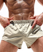 Joyglove Beige Performance Shorts - Light and Stylish