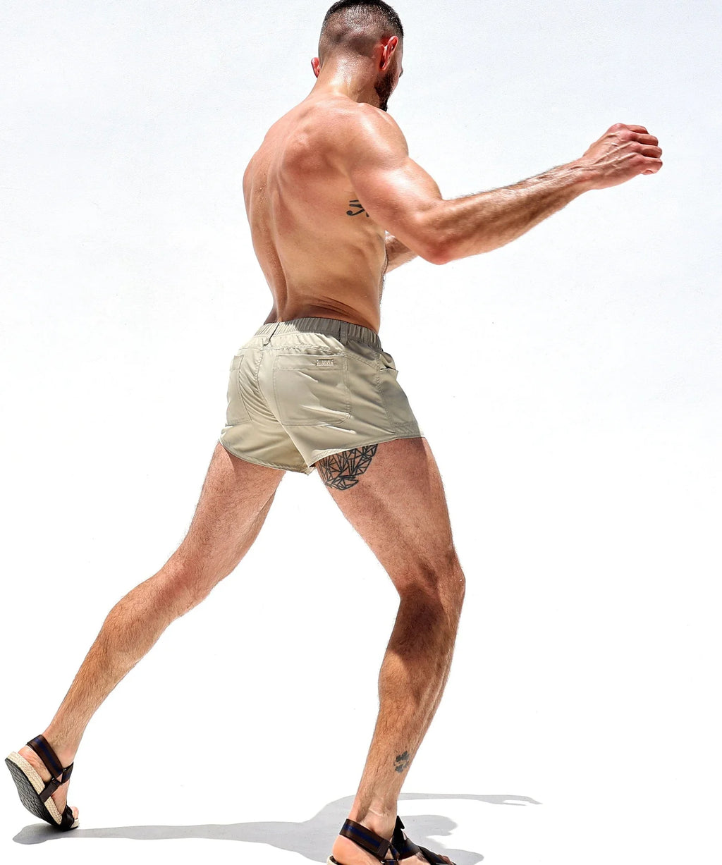 Joyglove Beige Performance Shorts - Light and Stylish