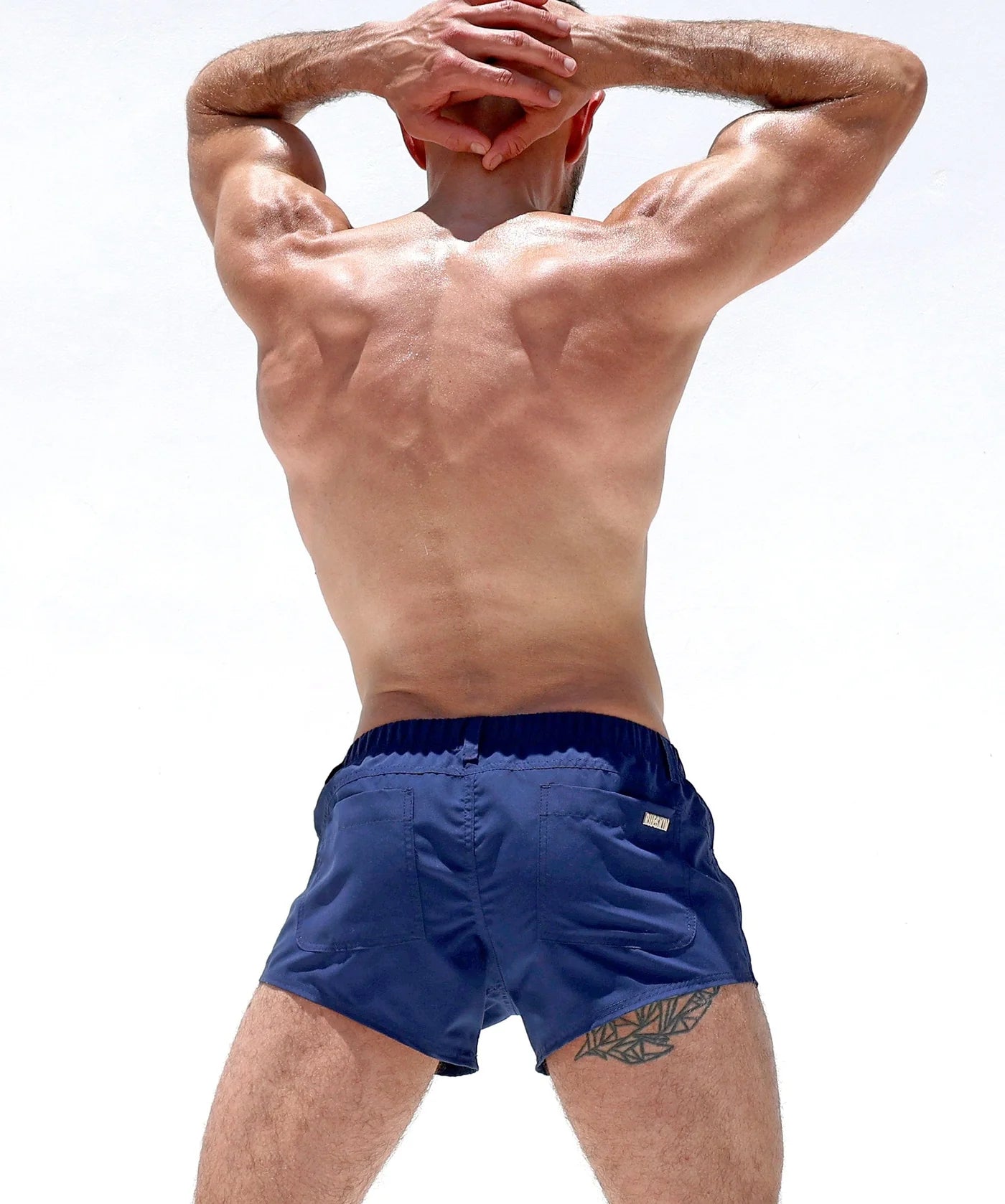 Joyglove Navy Workout Shorts - Ideal for Gym and Outdoor Activities