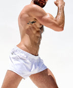 Joyglove Classic White Running Shorts - Lightweight and Stylish