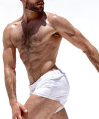 Joyglove Classic White Running Shorts - Lightweight and Stylish