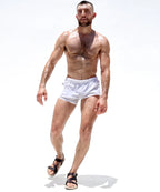 Joyglove Classic White Running Shorts - Lightweight and Stylish