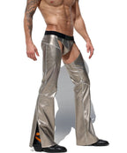 Joyglove Bold Cut-Out Silver Fashion Pants